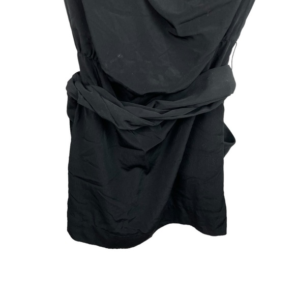 All Saints | Agnes Black Open Rivet Low Back Mini Dress - Picture 5 of 9